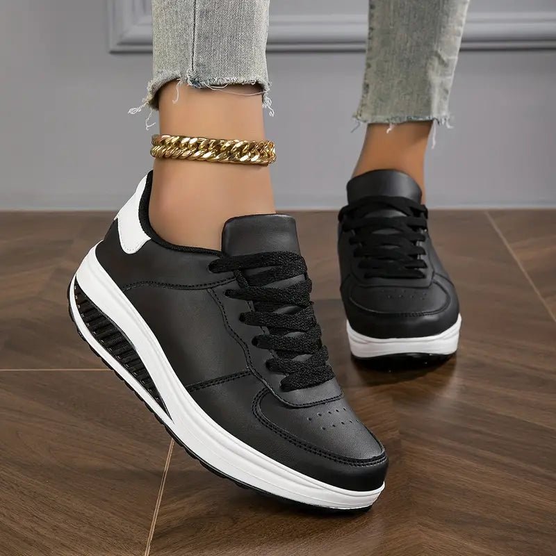 Air Cushion Sneakers for Women | Amish Black