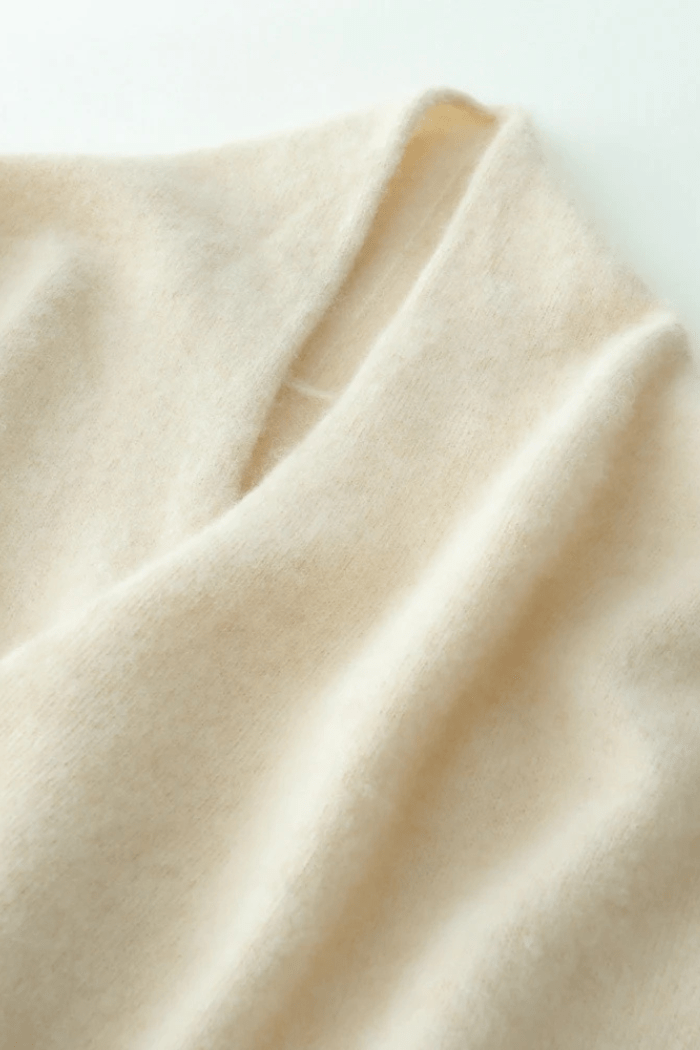 Cashmere Sweater Crossover Collar for Women | Kylor