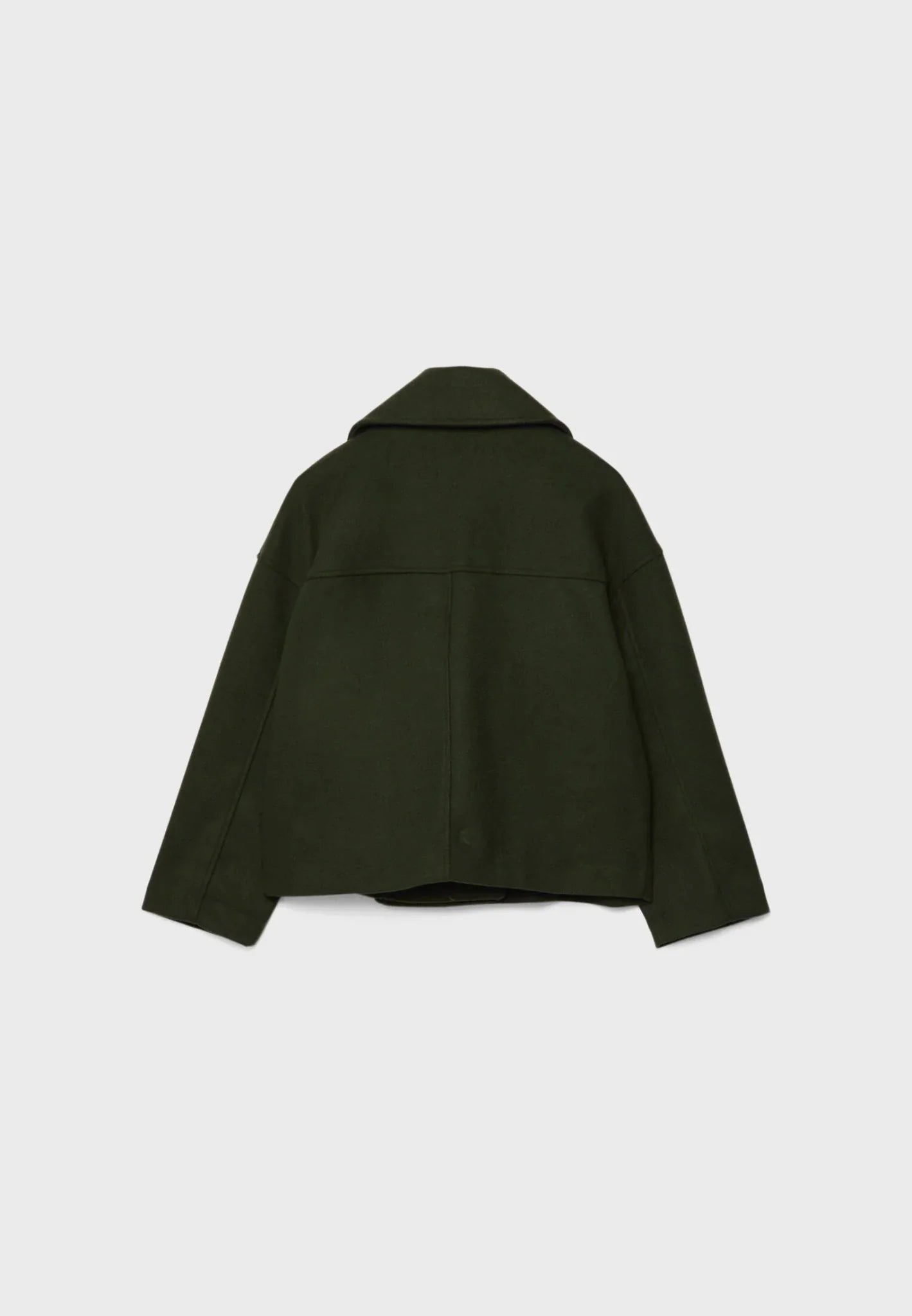 Cropped Double-Breasted Jacket Stylish Fit for Women | Rella Green