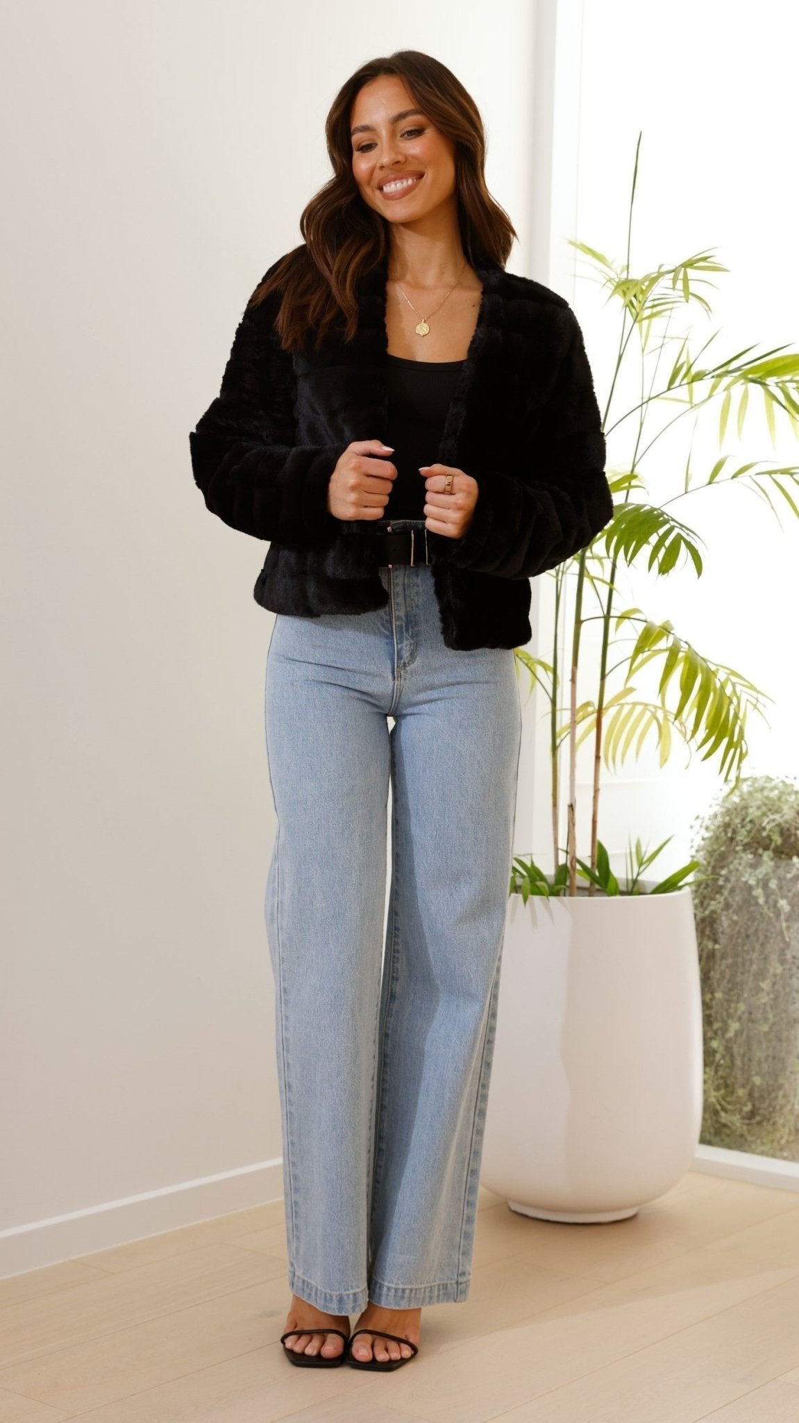 Cropped Soft Jacket Stylish Fit for Women | Lucia