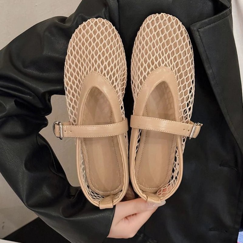 Fishnet Ballet Flats for Women | Stella