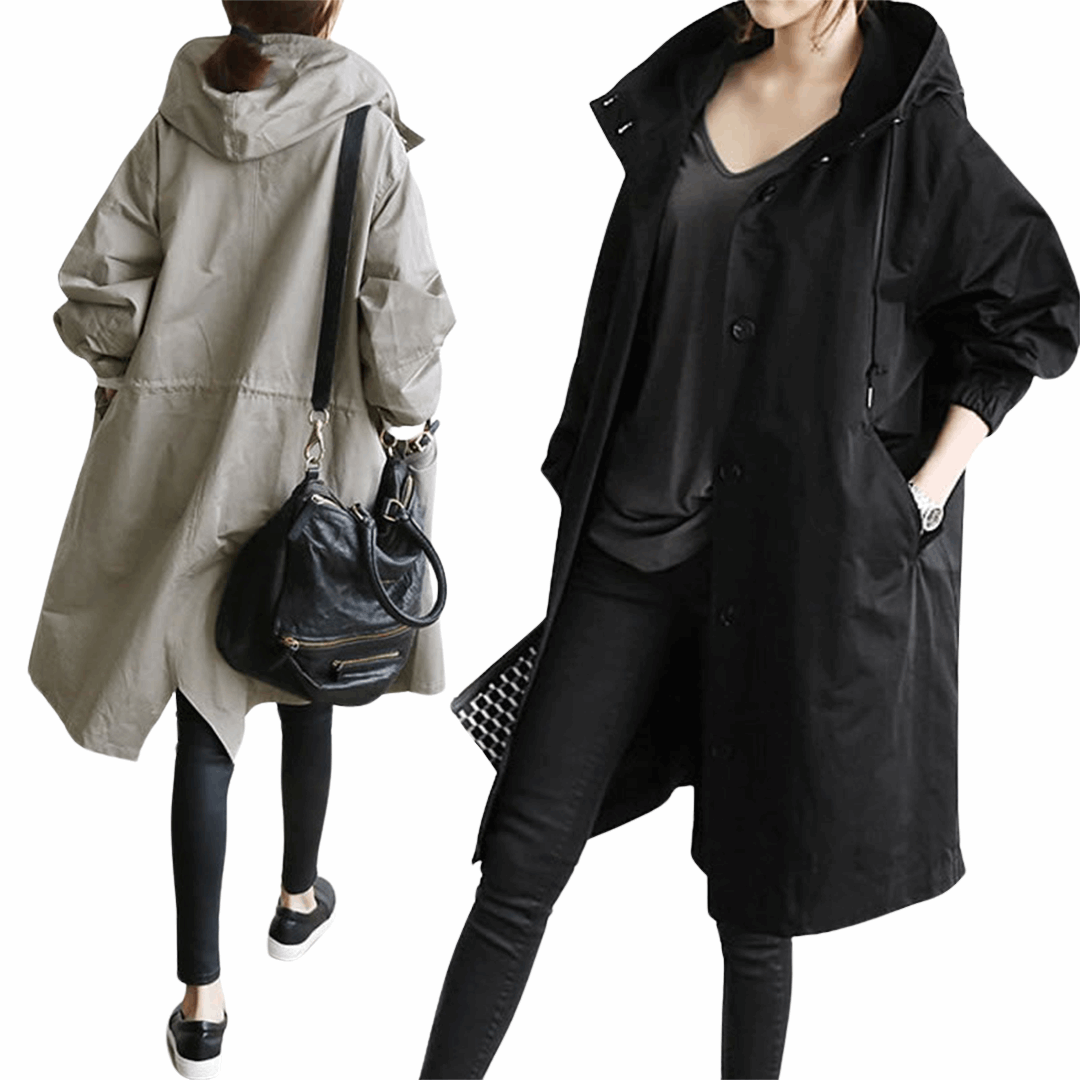 Full-Length Raincoat Lightweight Fit for Women | Evelisse