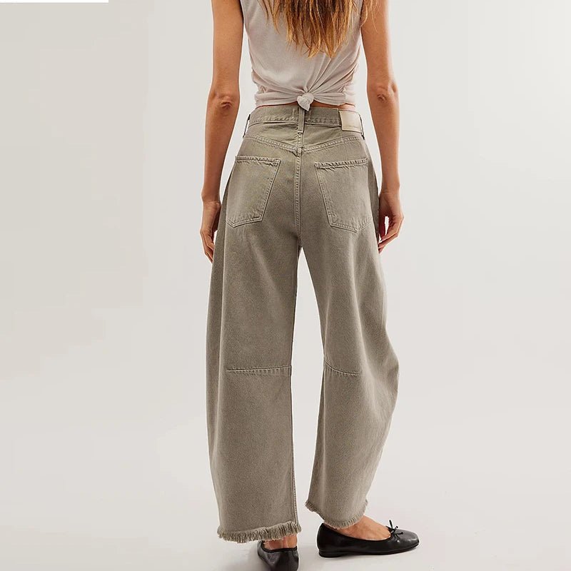 High Rise Wide Leg Jeans for Women | Oliva