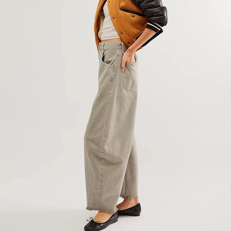 High Rise Wide Leg Jeans for Women | Oliva