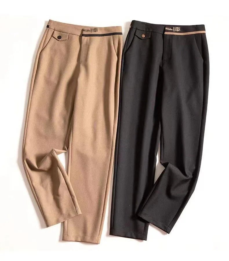 High Waist Straight Leg Trousers for Women | Veronica