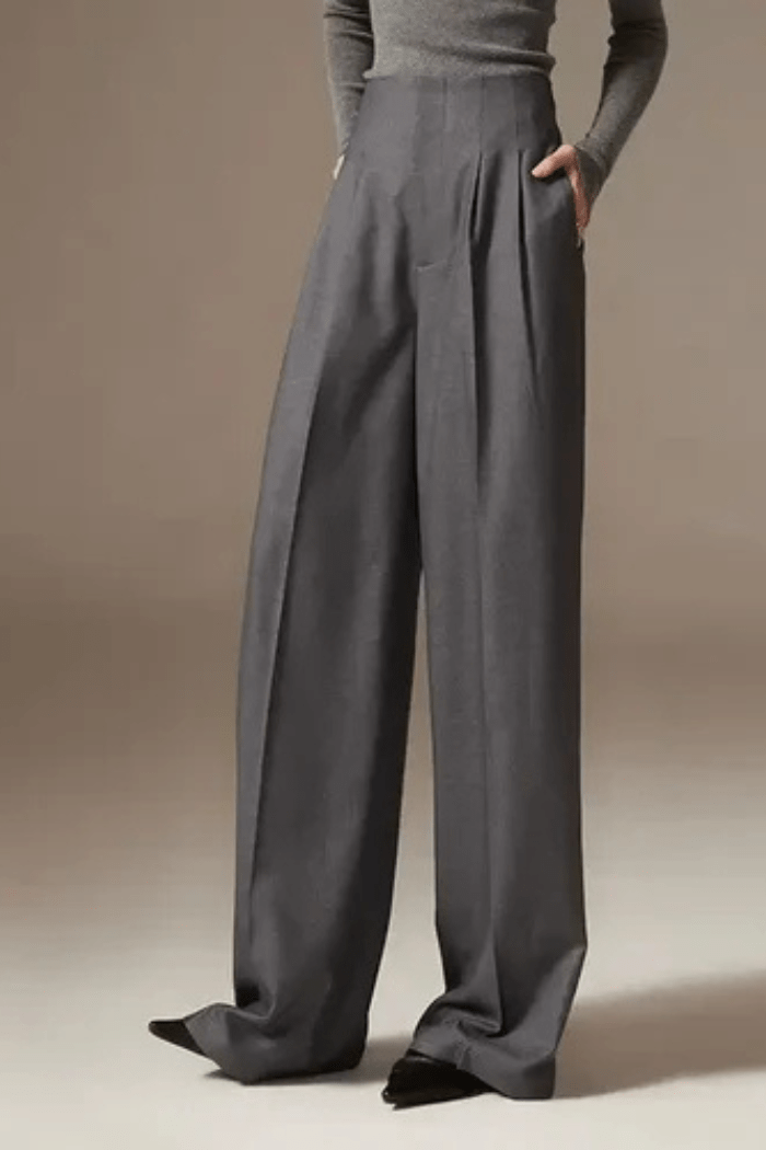 High-Waisted Wide Leg Pants for Women | Kylor Gray