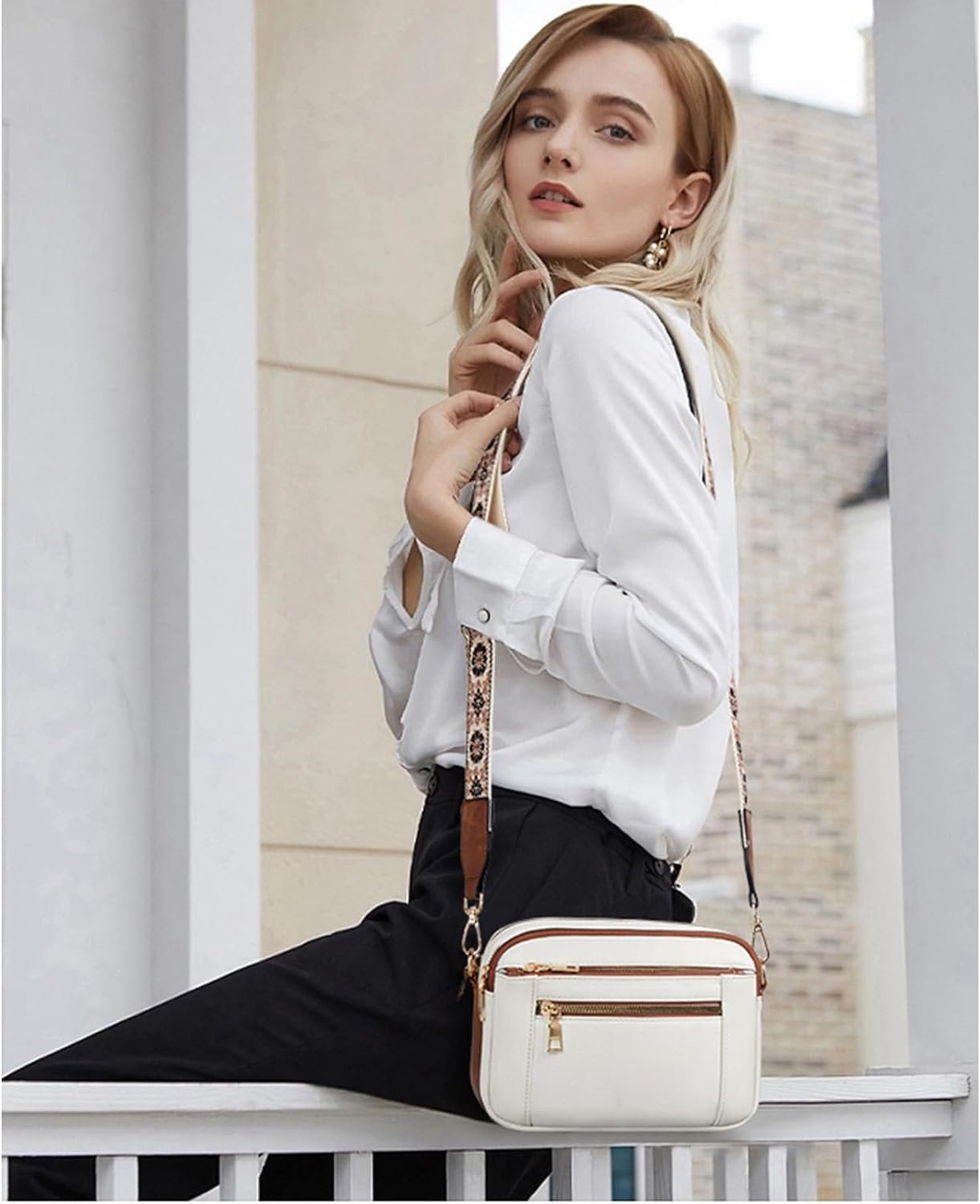 Leather Shoulder Bag for Women | Elsie