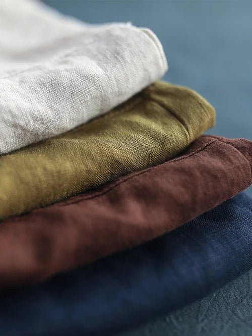 Linen Long Sleeve Shirt for Women | Rhea