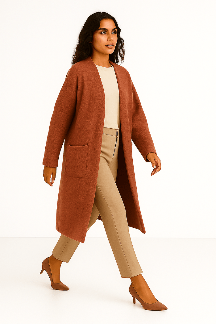 Long Cashmere Cardigan Stylish Layering for Women | Lunelle