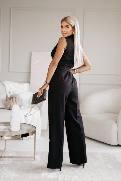 Long Sleeve Wide Leg Jumpsuit for Women | Zirella