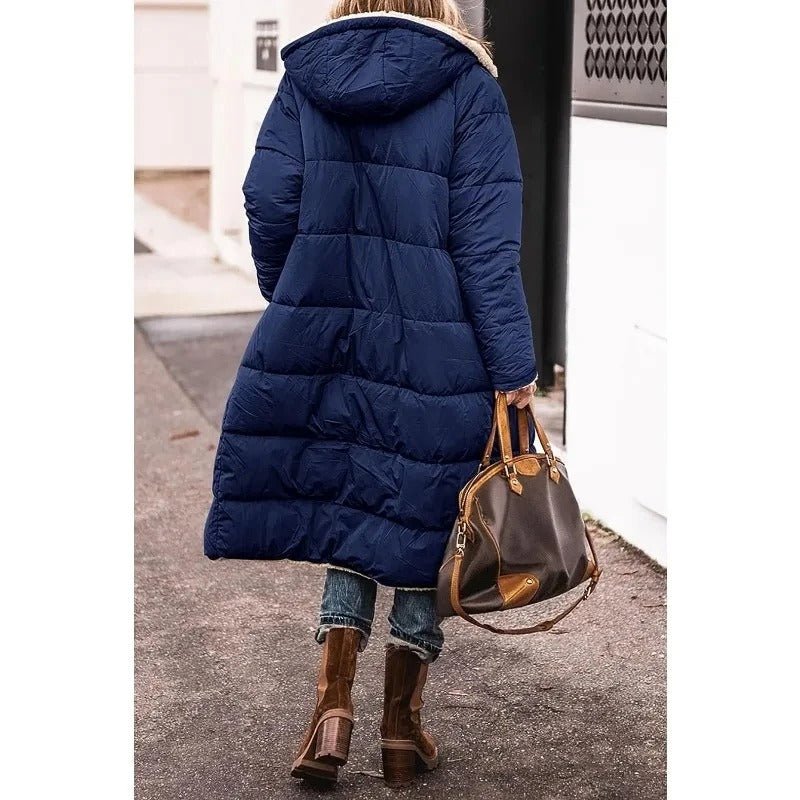 Longline Puffer Coat Stylish Design for Women | Golda