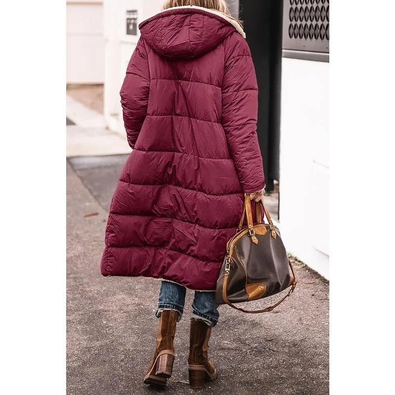 Longline Puffer Coat Stylish Design for Women | Golda
