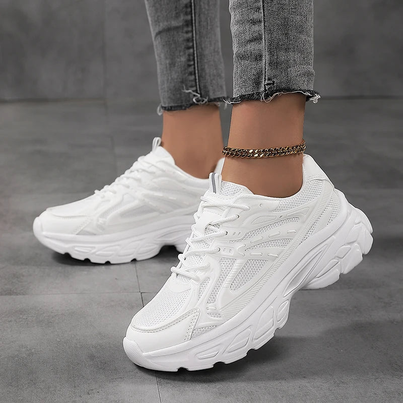 Low Top Lace Up Sneakers for Women | Zandra Whiite