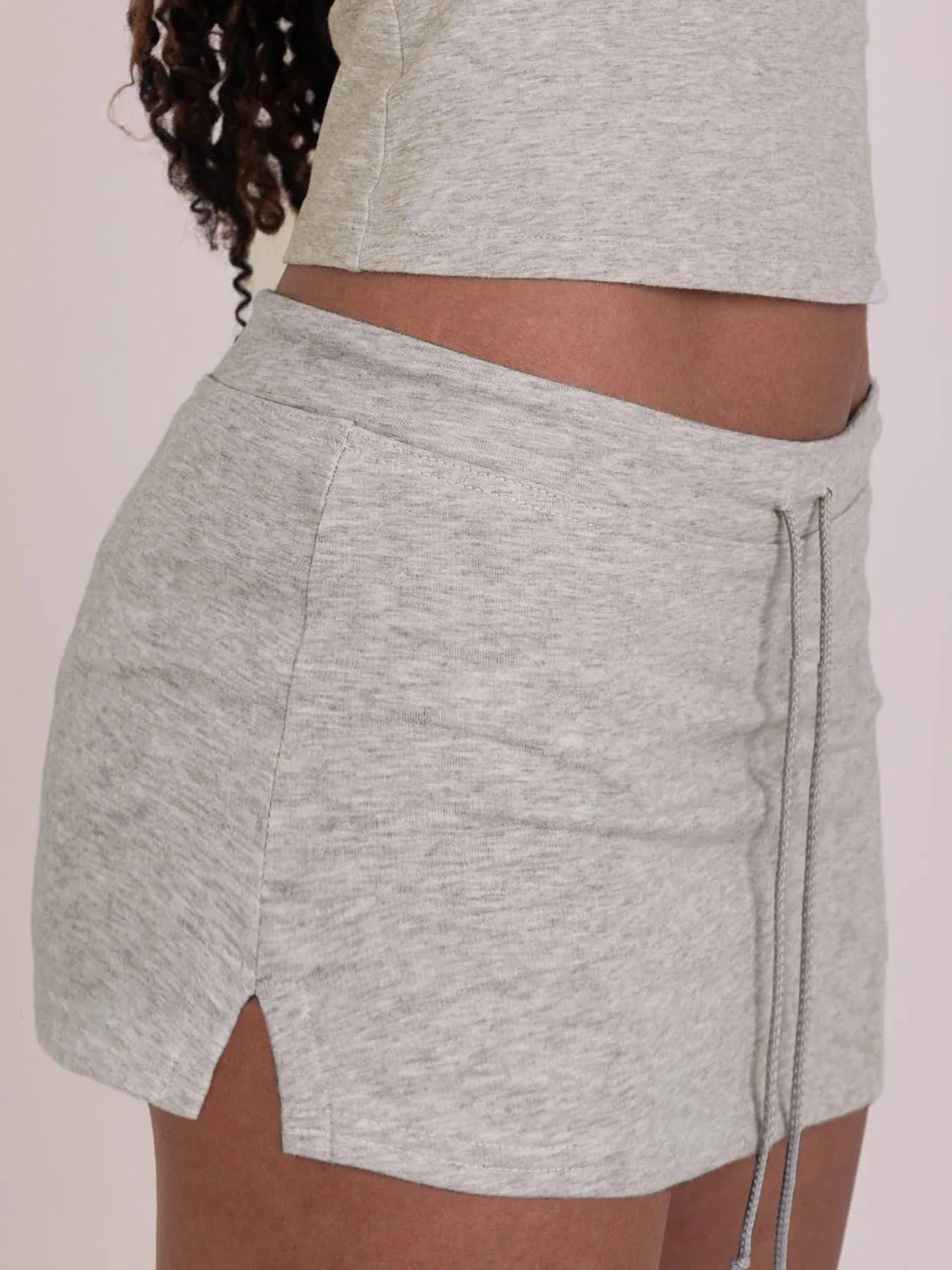 Mini Skirt with Lace-up A-Line for Women | Vanessa