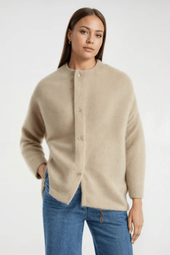 Open-Front Cardigan Relaxed Fit for Women | Elina