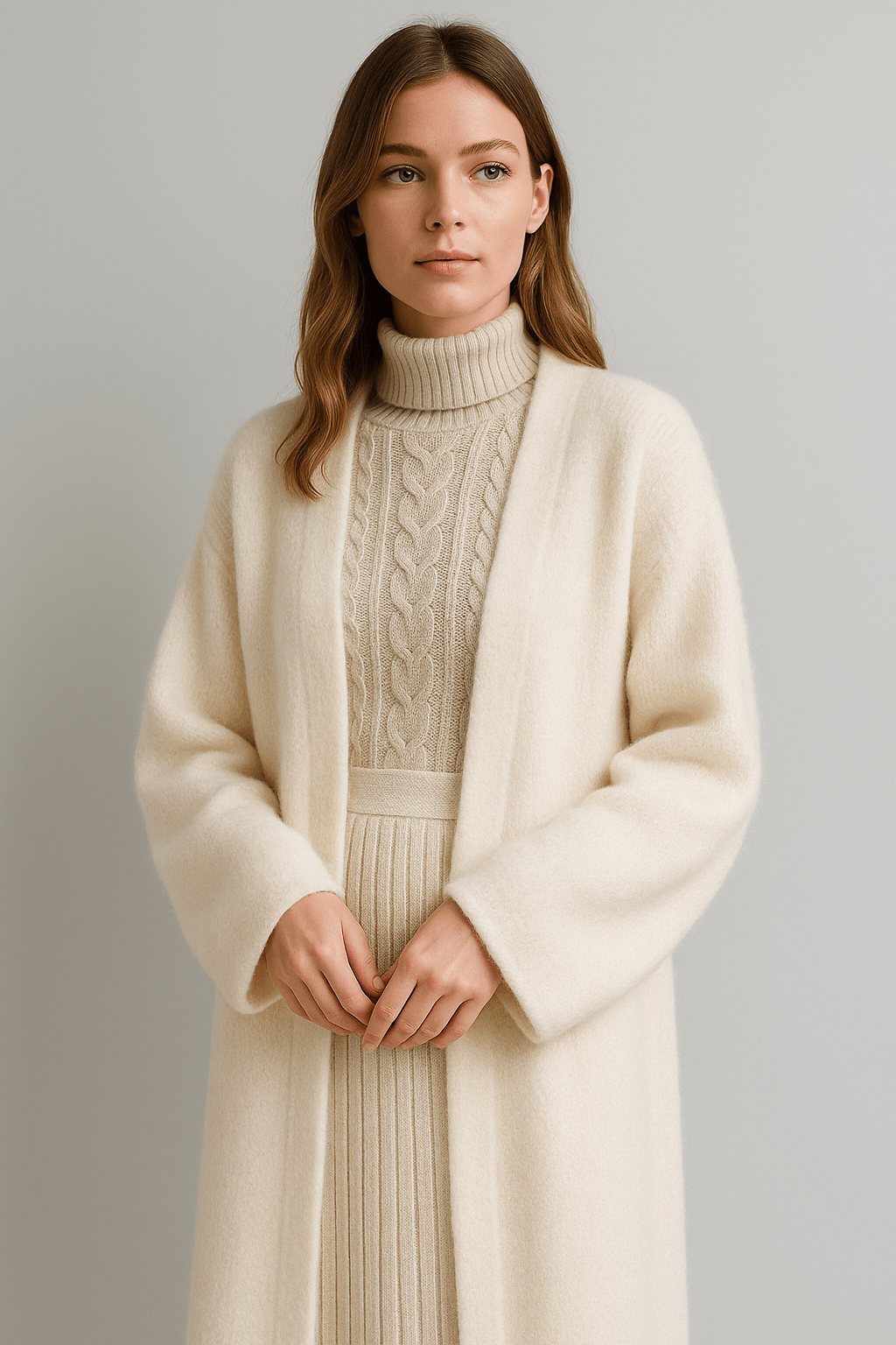 Oversized Long Drape Sweater Relaxed Fit for Women | Noelle