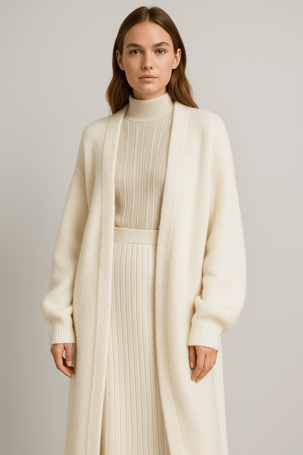 Oversized Long Drape Sweater Relaxed Fit for Women | Noelle