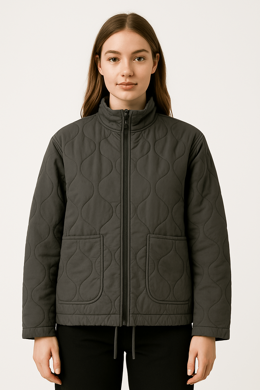 Quilted Cotton Jacket Lightweight Design for Women | Emelina