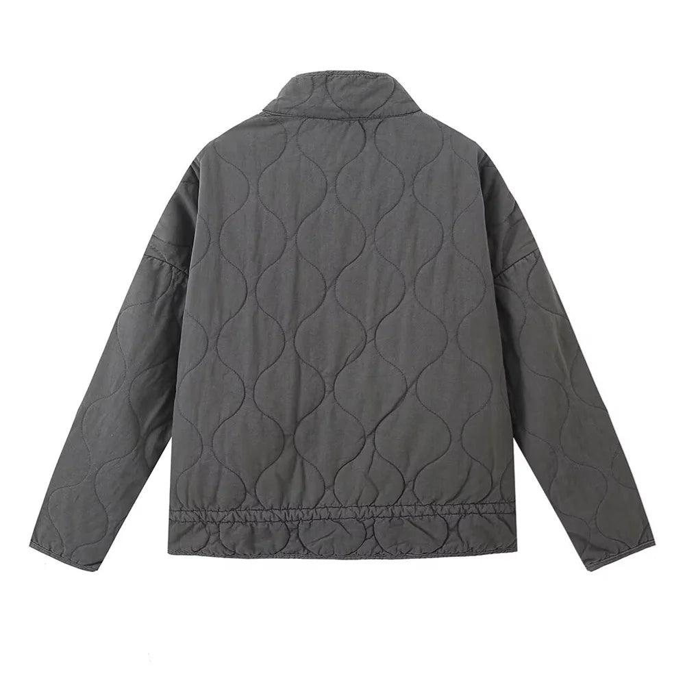 Quilted Cotton Jacket Lightweight Design for Women | Emelina
