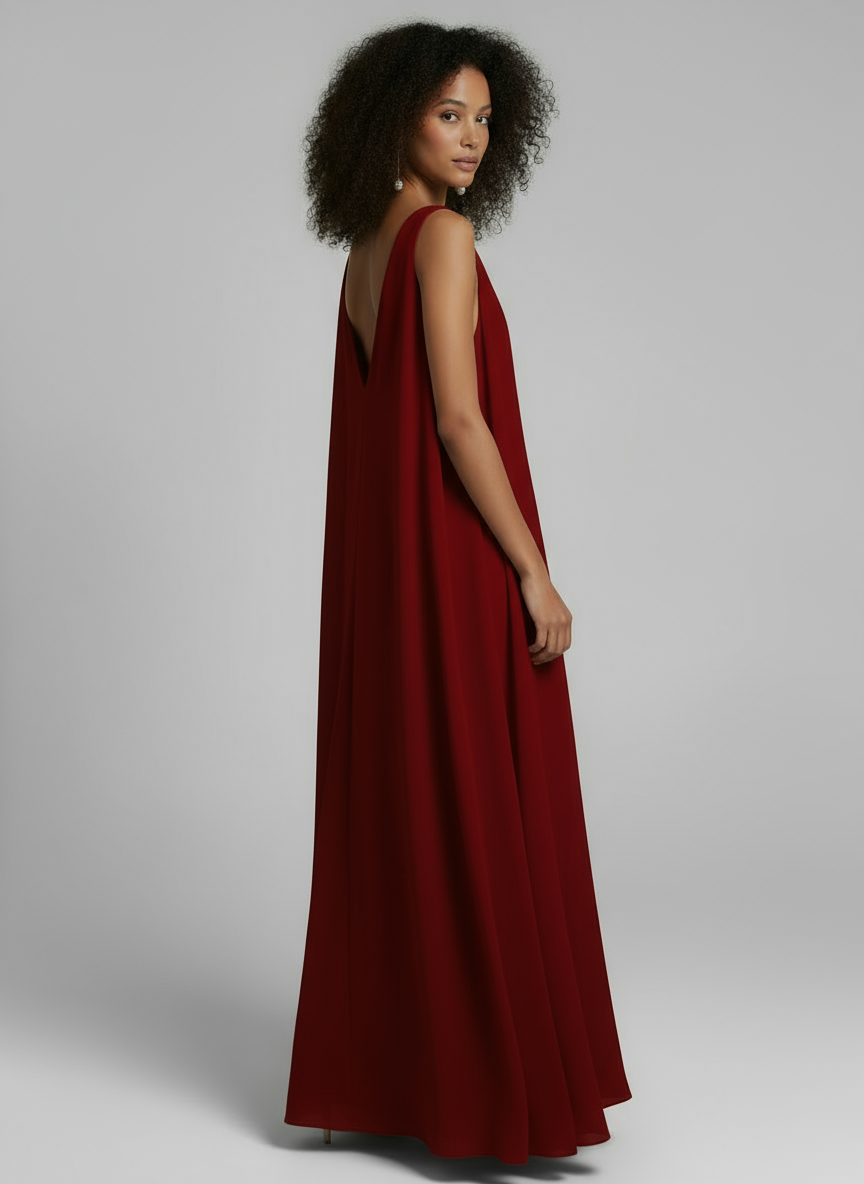 Women Sleeveless A-Line Evening Gown | Hazel