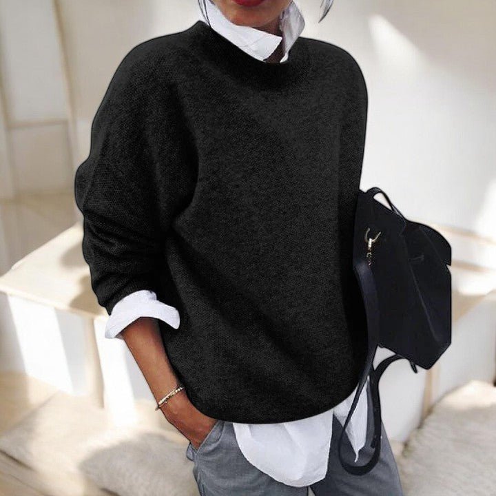 Relaxed Fit Knit Sweater for Women | Celeste