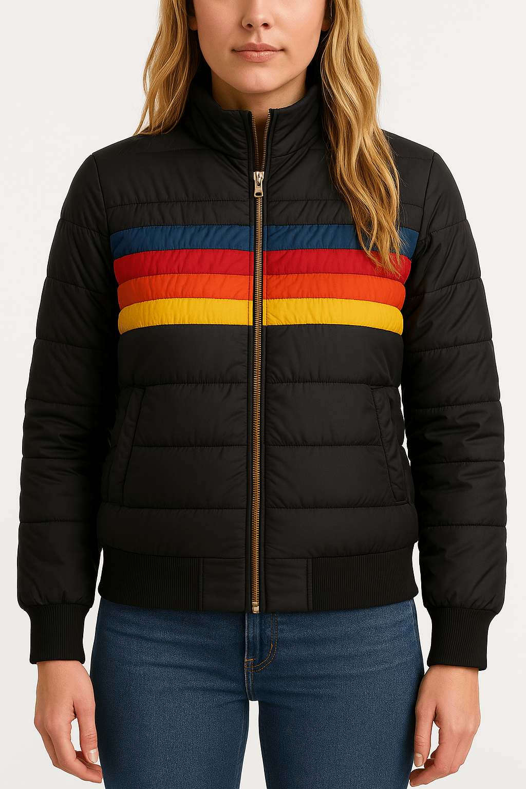 Retro Parka Jacket with Faux Fur Hood for Women | Clarinda