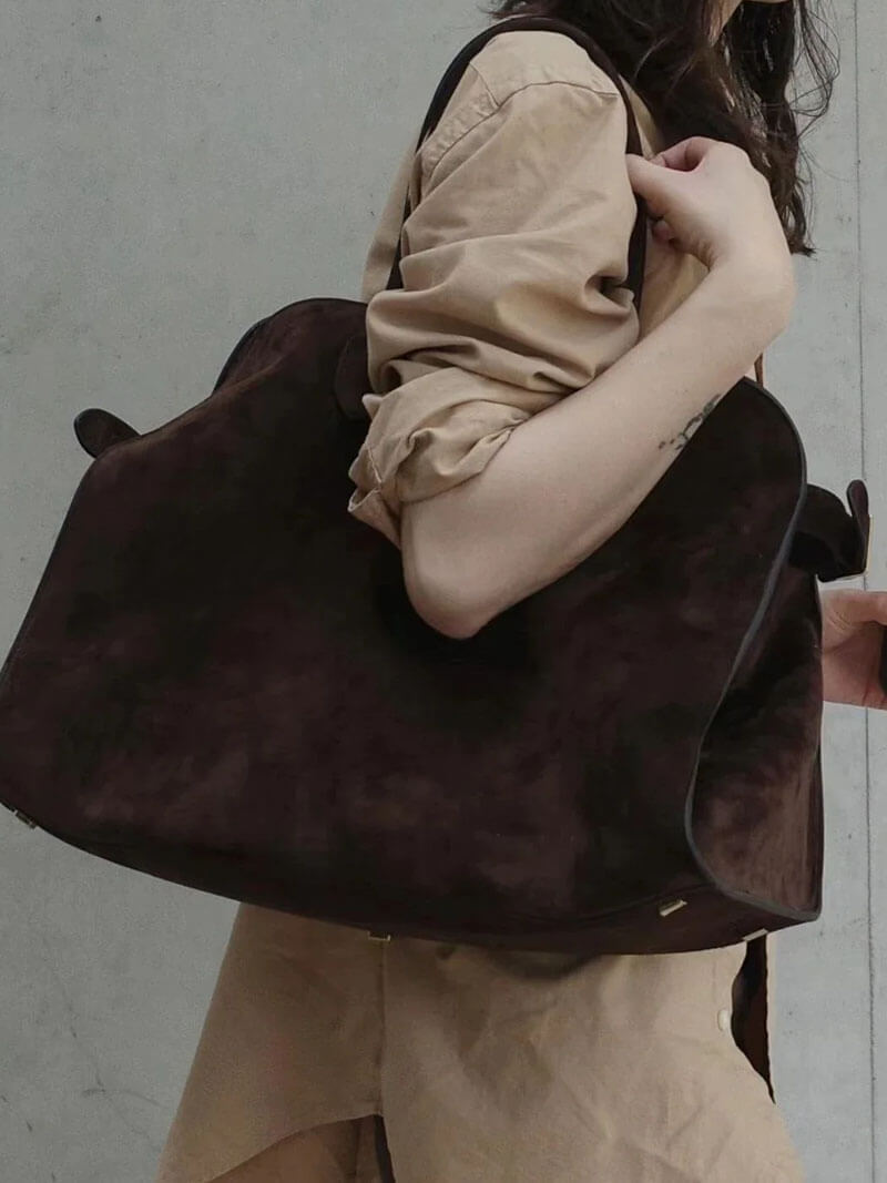 Spacious Vegan Leather Tote Bag for Women | Sandara