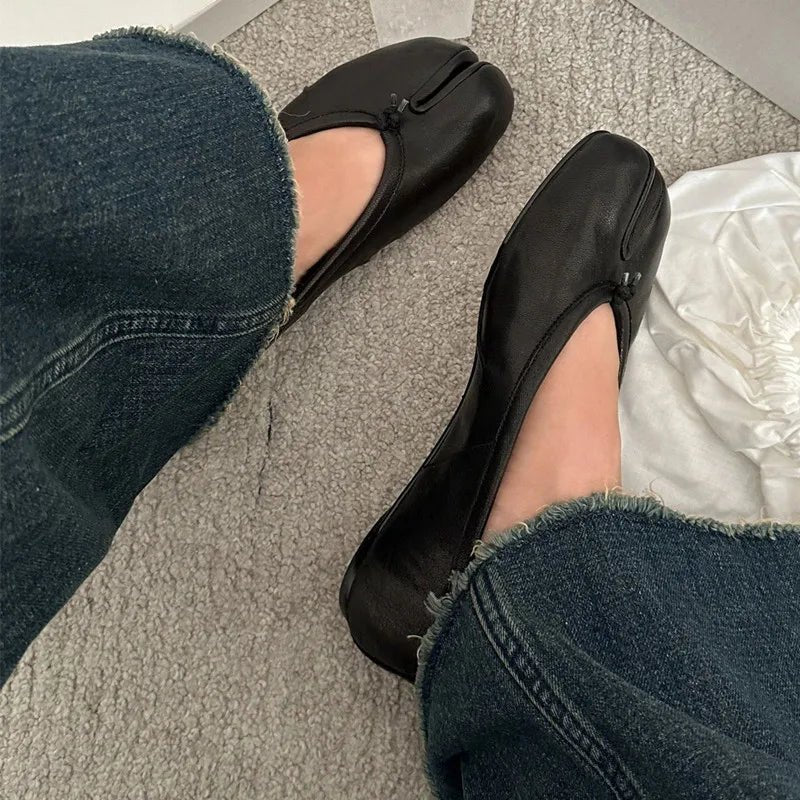 Split Toe Ballet Flats for Women | Zylara