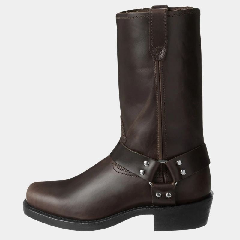 Vintage Leather Cowboy Boots for Women | Riverton Dark Brown