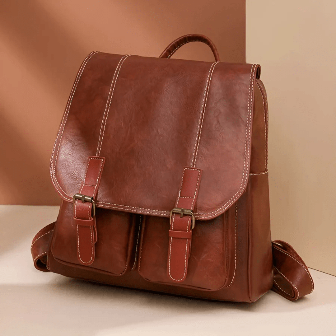 Vintage Style Backpack for Women | Marian Coffee