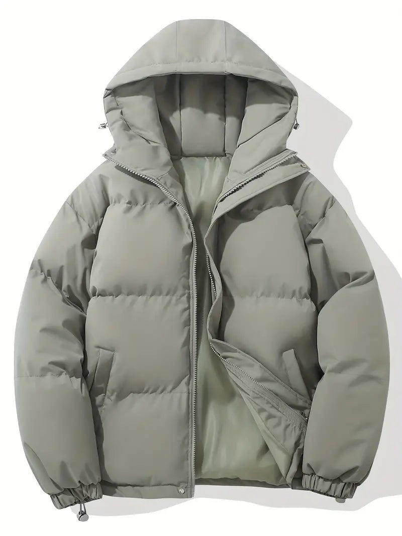 Warm Winter Jacket Minimalist Style for Women | Everlyn Light Gray