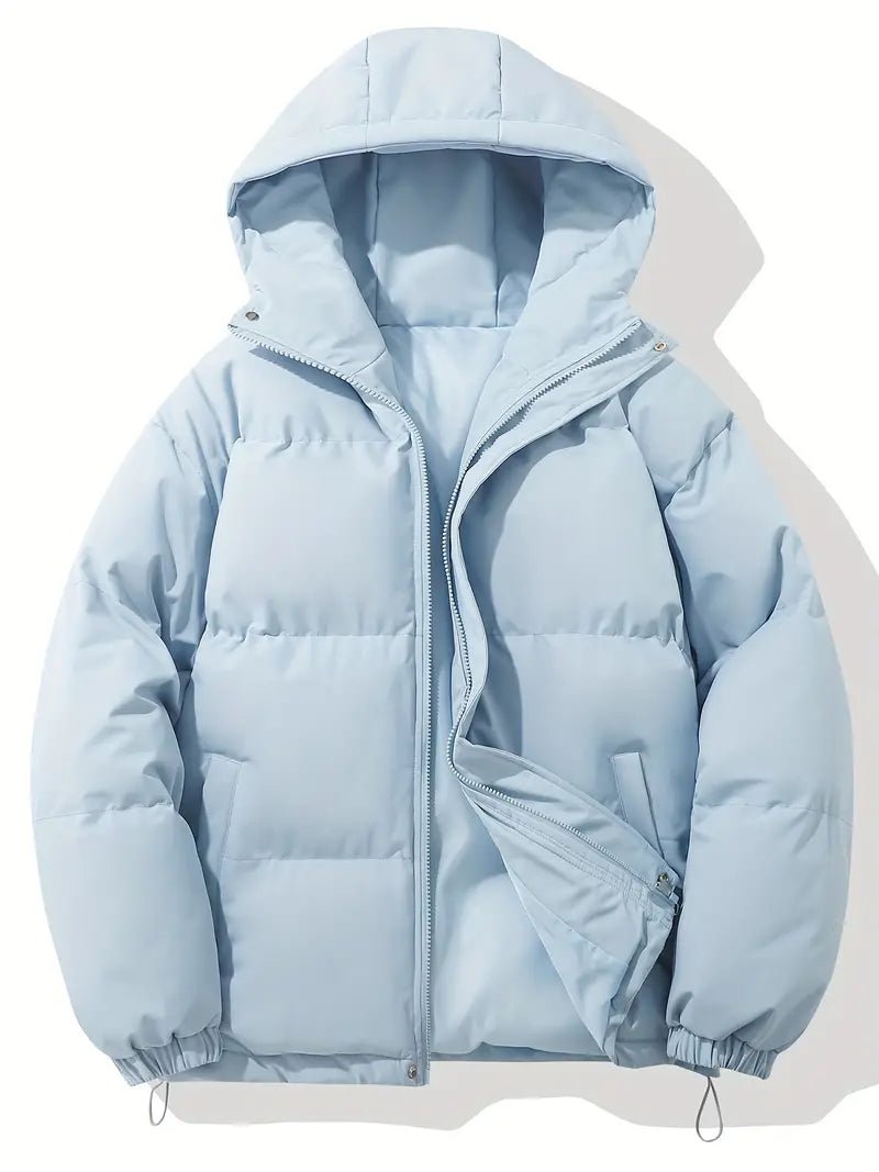 Warm Winter Jacket Minimalist Style for Women | Everlyn Light Blue