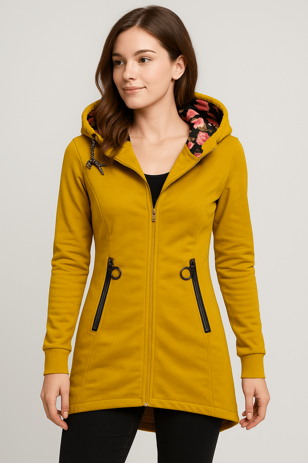 Waterproof Outdoor Rain Jacket for Women | Lyra Yellow