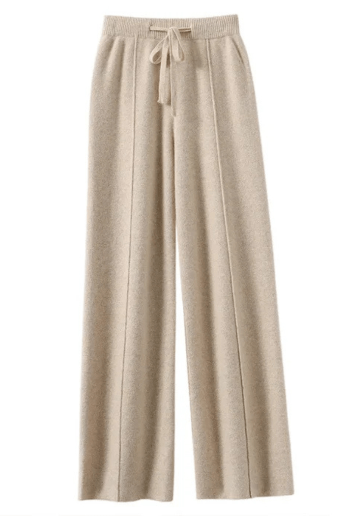 Wide Leg Knitted Sweatpants for Women | Maelle