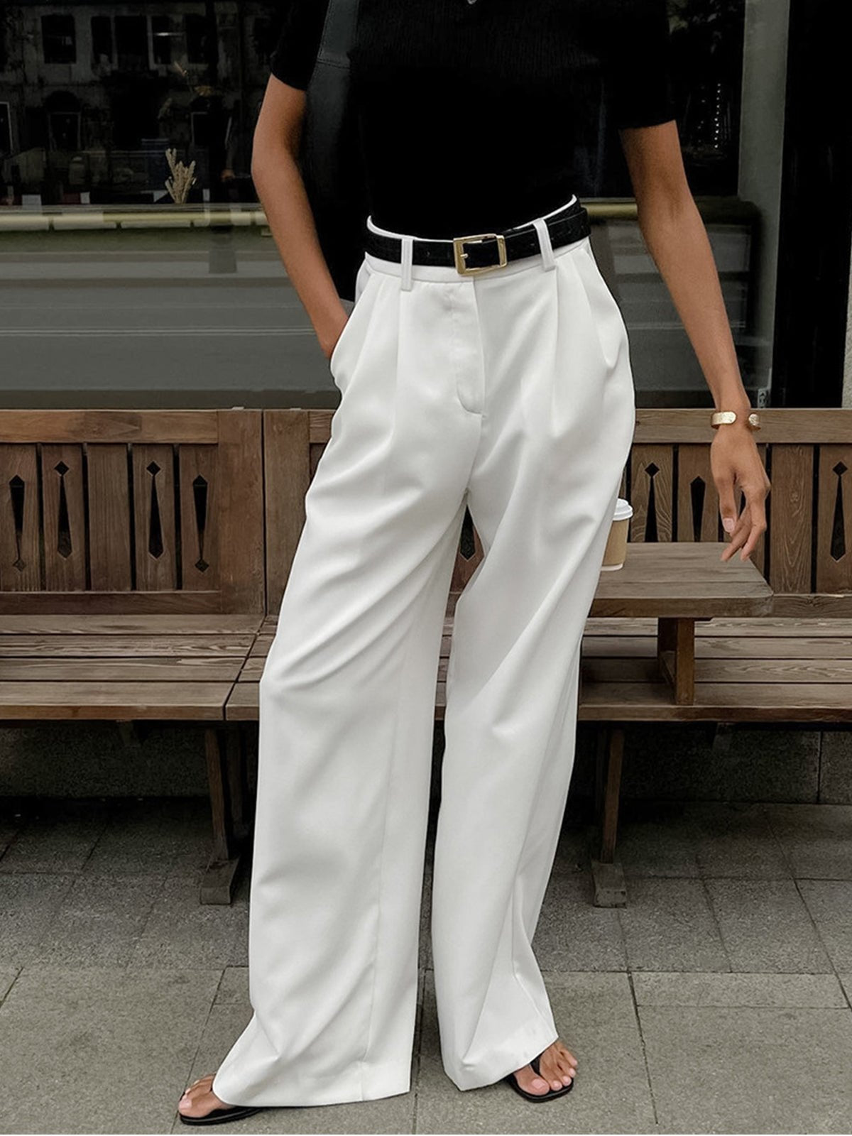 Wide Leg Pants Comfortable Fit for Women | Tavrin