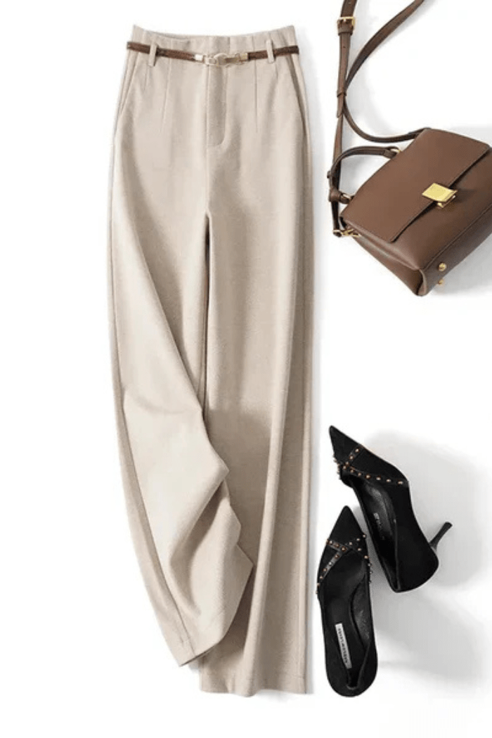 Wide Leg Trousers High-Waist Fit for Women | Kyrnix