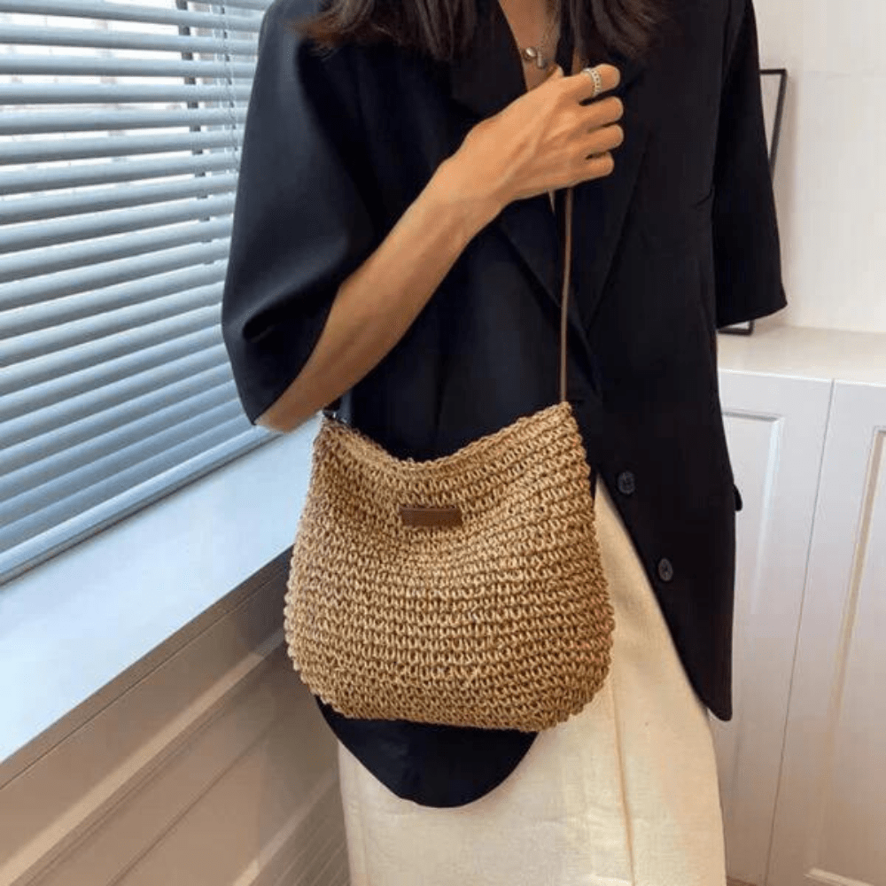 Woven Crossbody Bag Chic Design for Women | Camille