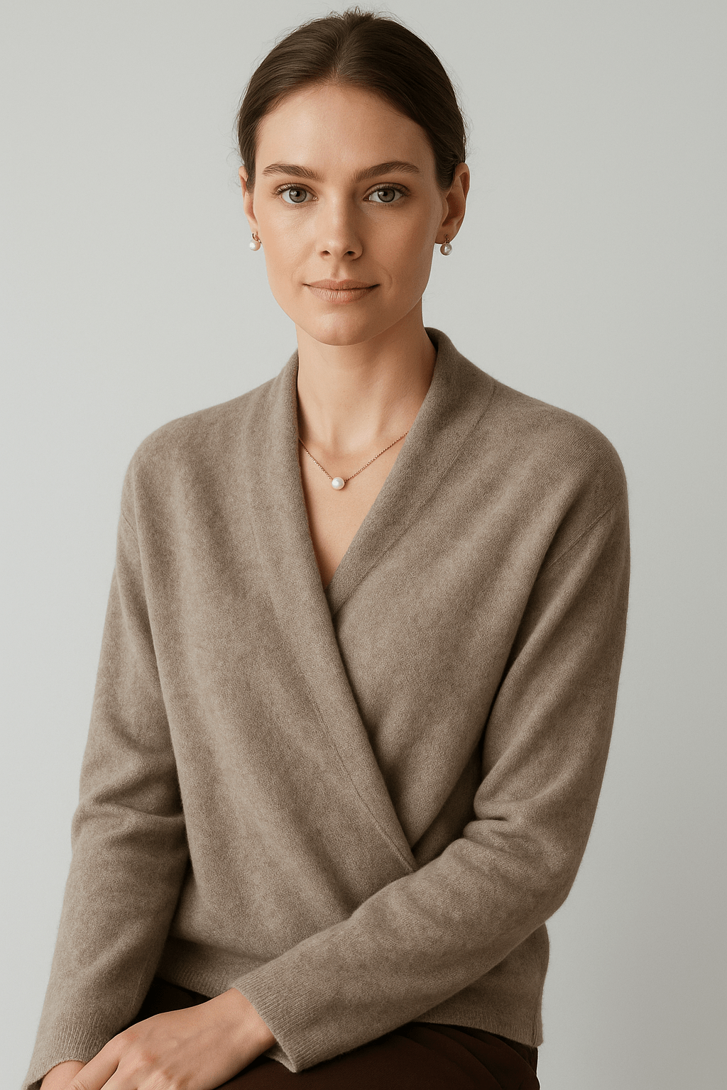 Wrap Sweater Elegant Fit for Women | Isadora