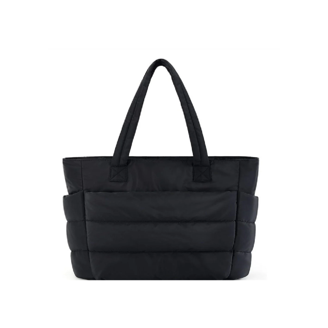 Vellora - Spacious Tote Bag Black
