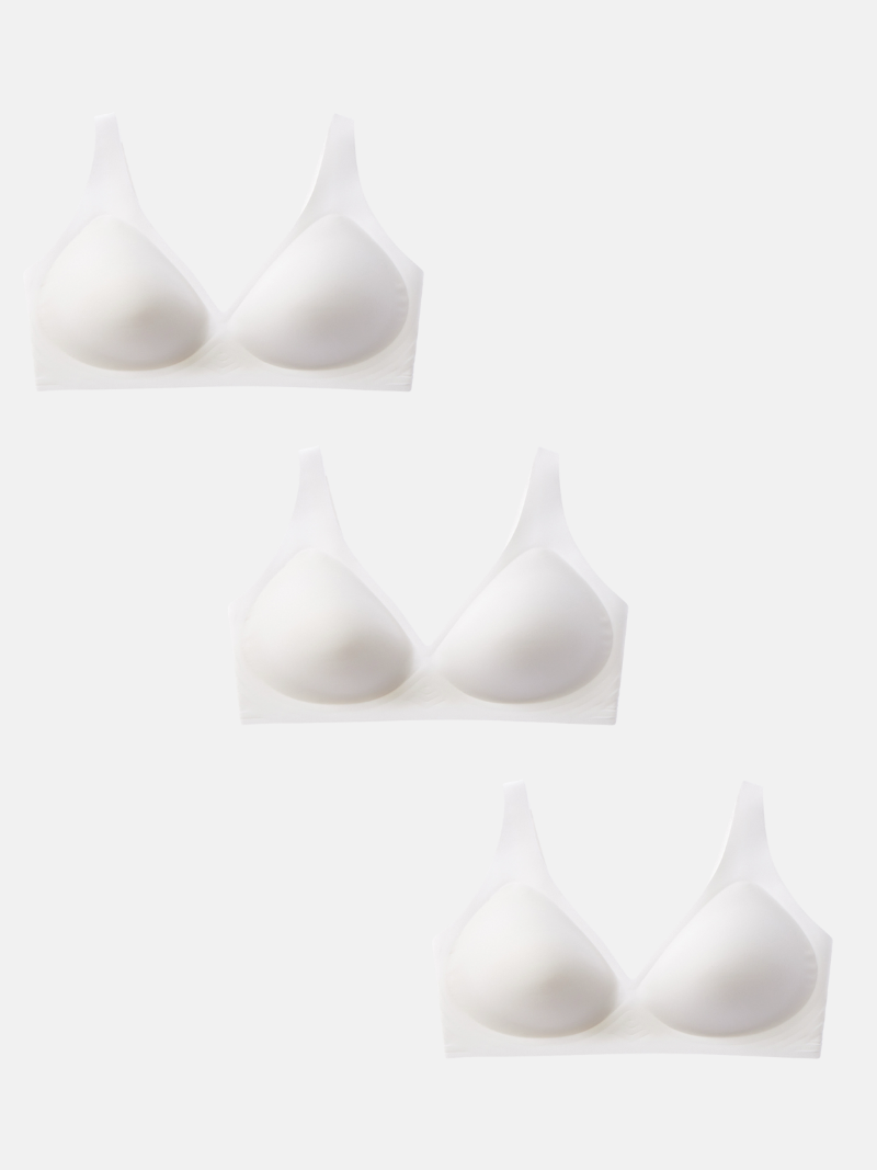 3-Pack Seamless Wireless Lift Bras for Women | Jana