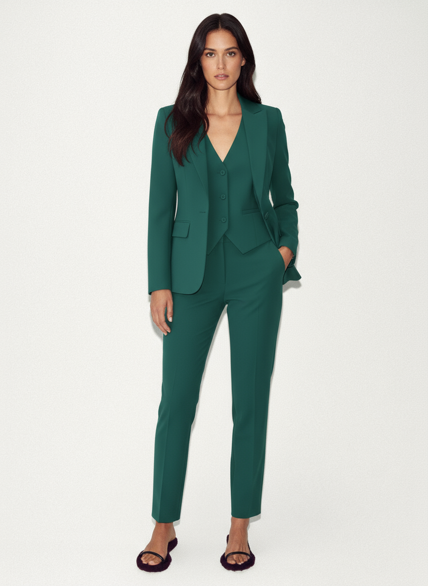 3-Piece Tailored Suit Set Slim Fit for Women | Auriane