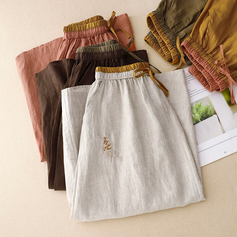 A-Line 100% Linen Skirt for Women | Hazel
