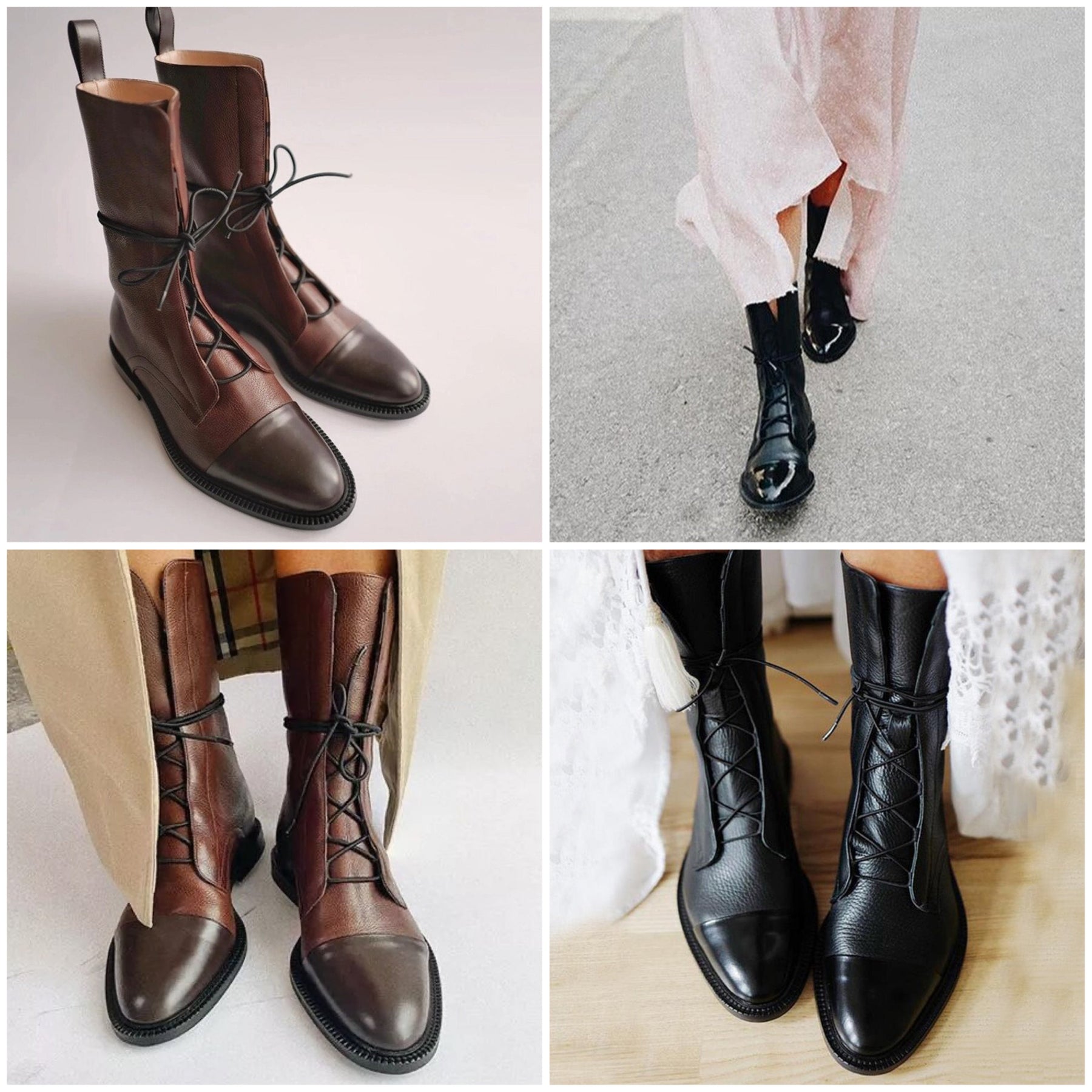 Vegan Smooth Leather Ankle Boots for Women | Alira