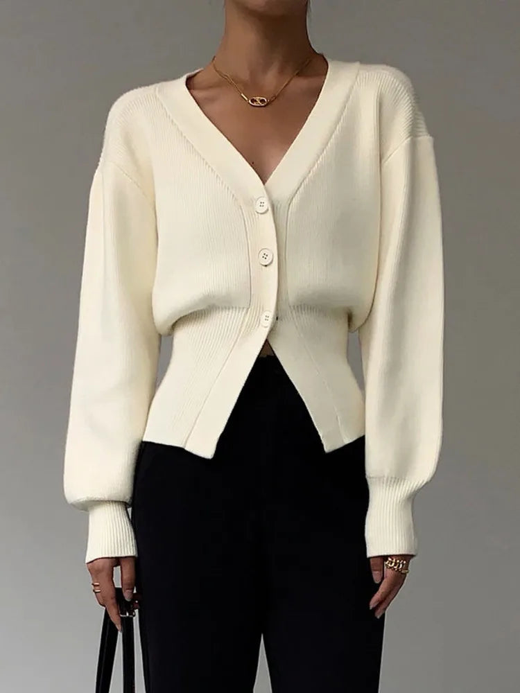 Long Sleeve Cardigan Stylish Fit for Women | Beca White One Size