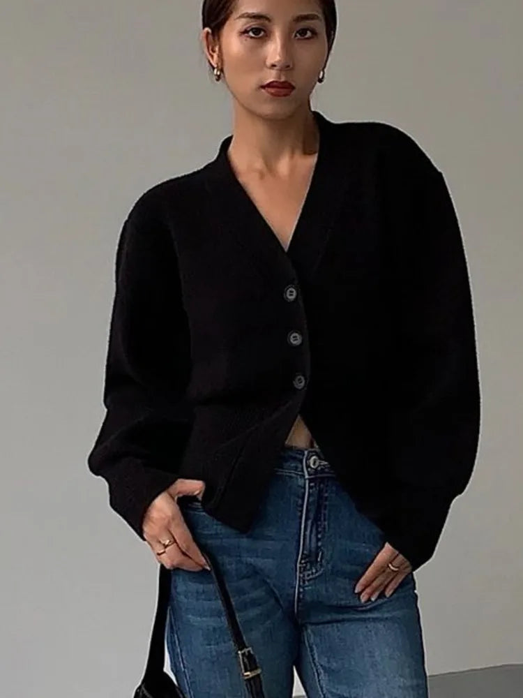 Long Sleeve Cardigan Stylish Fit for Women | Beca Black One Size