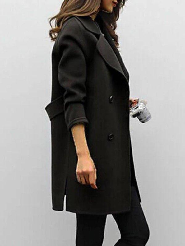 Trench Coat Stylish Fit for Women | Beca Black