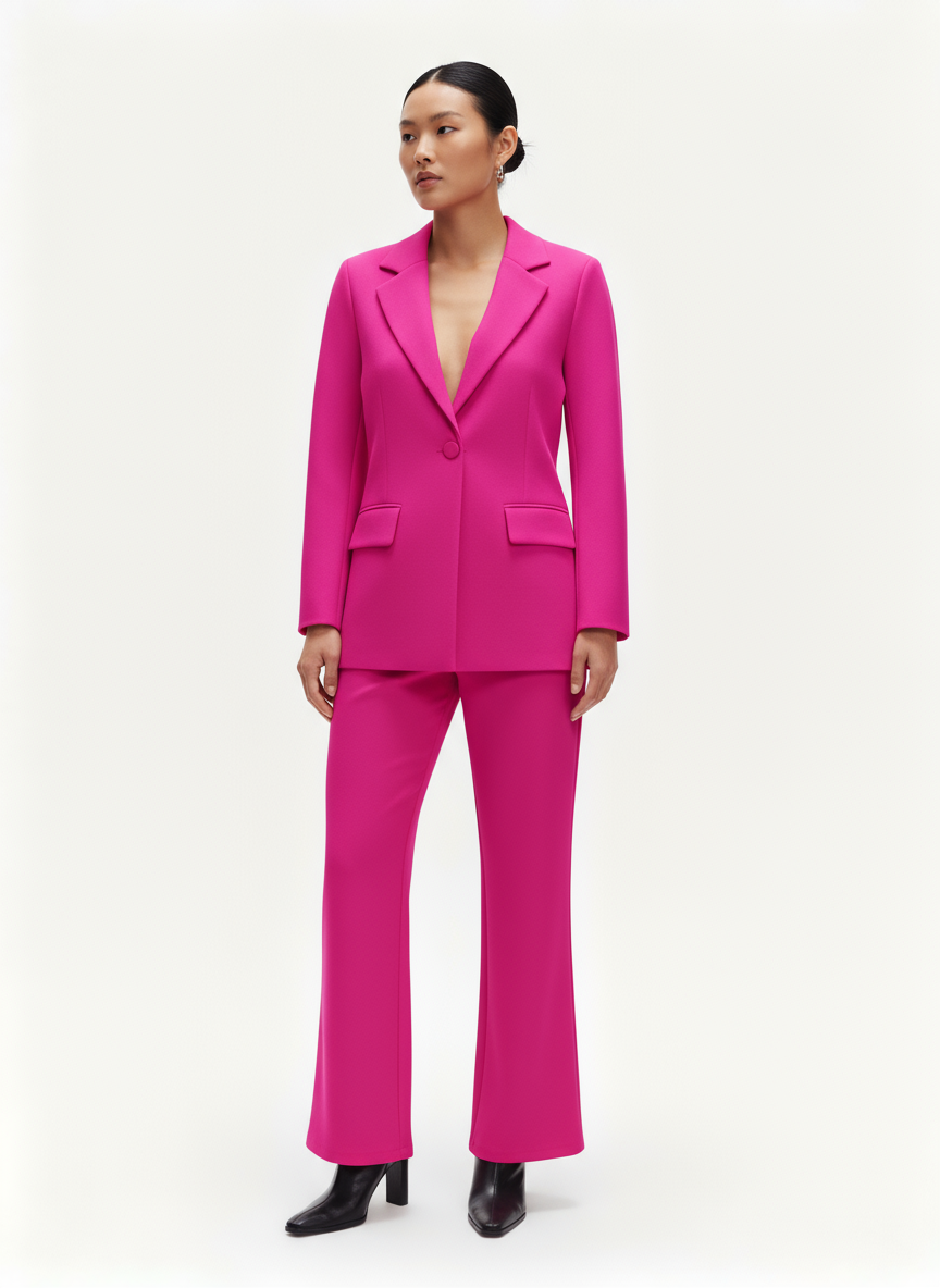 Blazer & Pants Set For Women | Seraphina Pink
