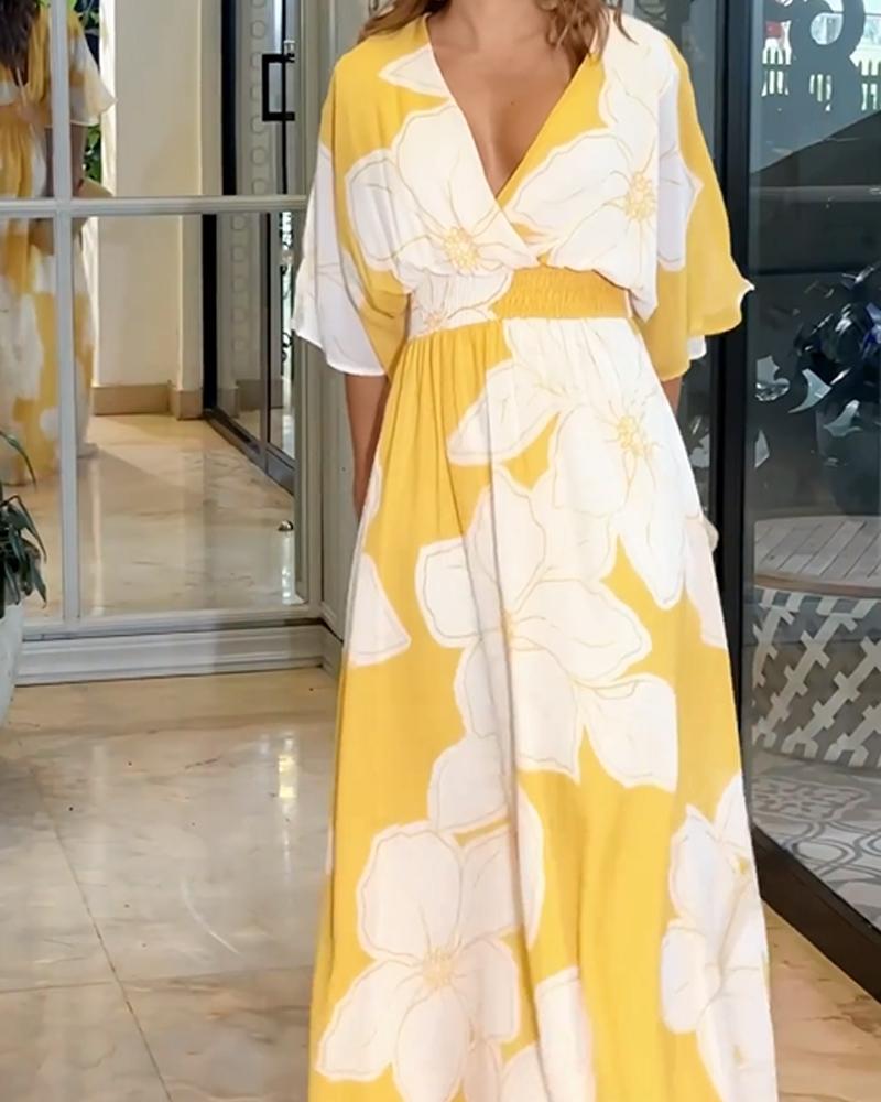 Floral Maxi Dress Elegant Style for Women | Cali