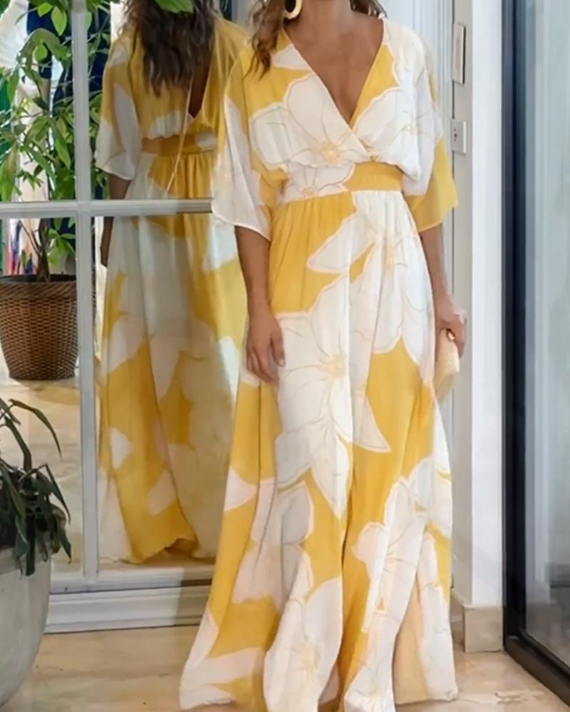 Floral Maxi Dress Elegant Style for Women | Cali Floral
