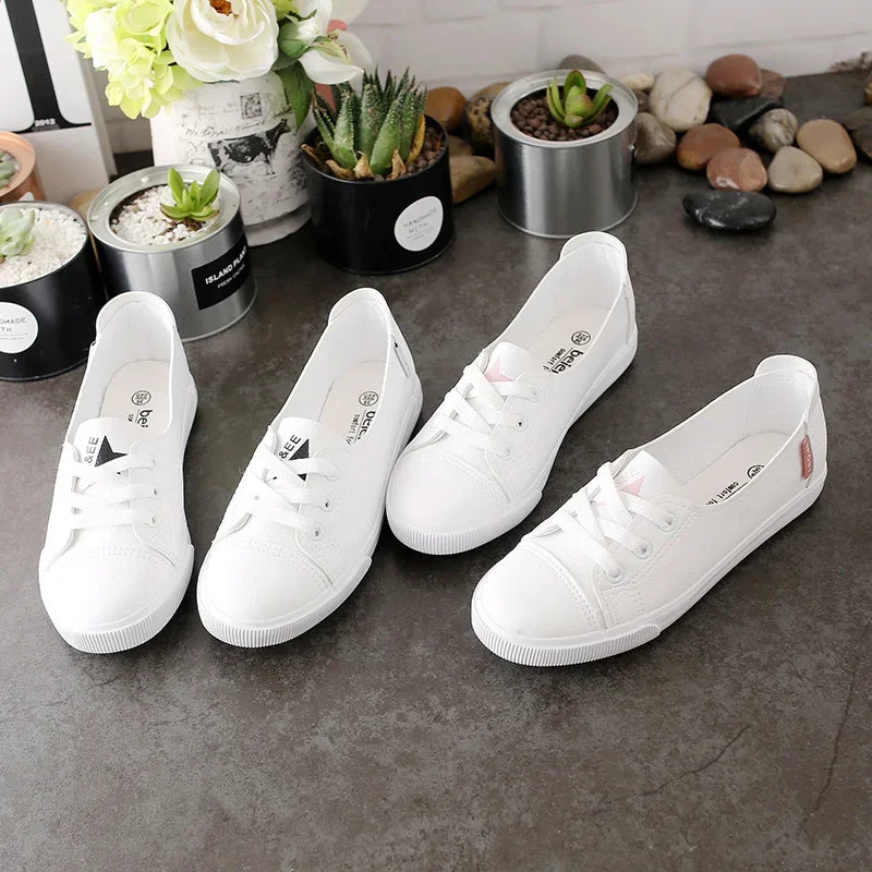 Casual Flat Lace-up Sneakers for Women | Camila